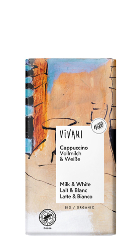Vivani Chocolat lait cappuccino bio 100g